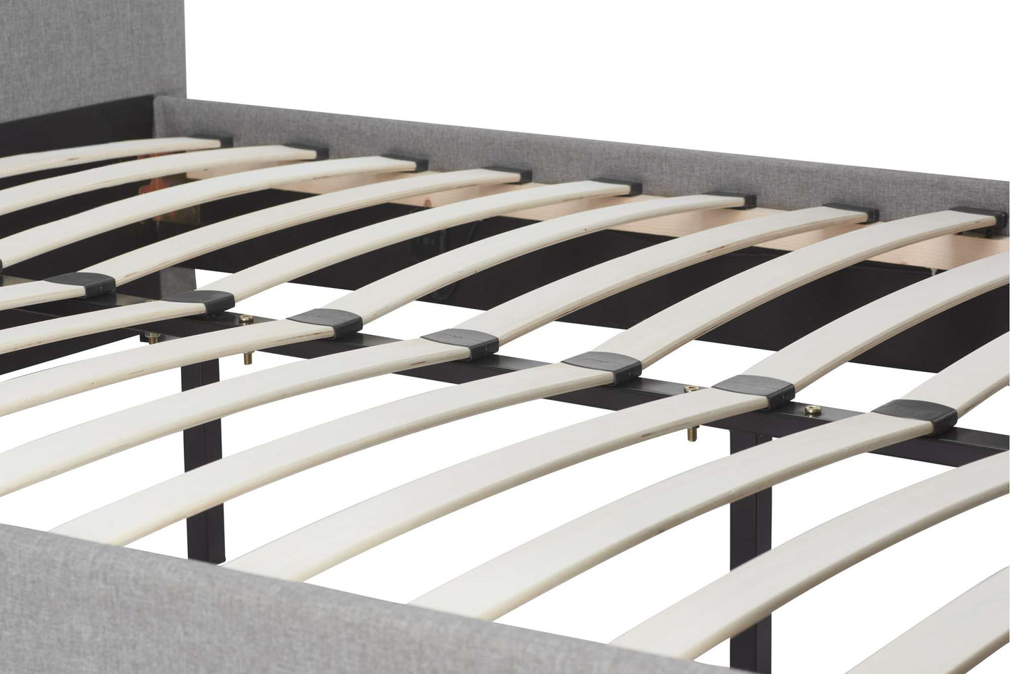 Plaza Grey Fabric TV Bed