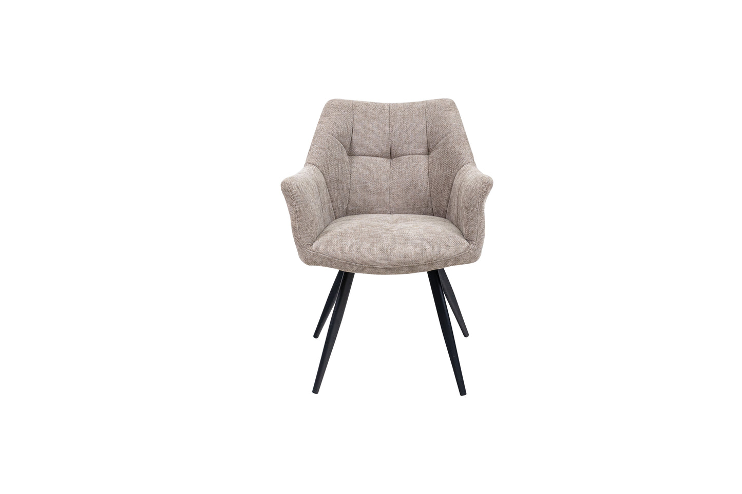 Elmstead 1.8m Medium Elm Veneer Table Set + 6x Willow Fabric Dining Chairs