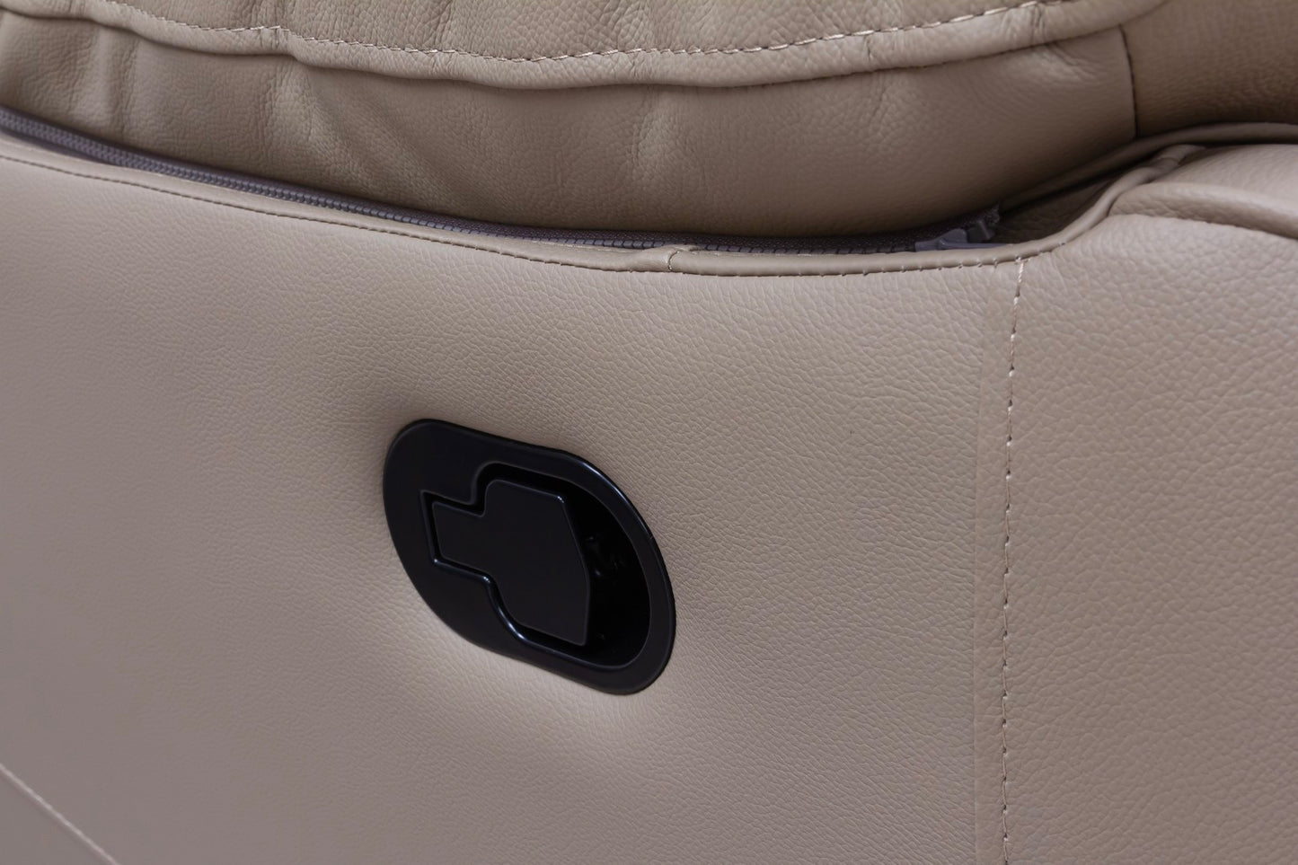 Pandora Half Leather Bisque Recliner Sofas