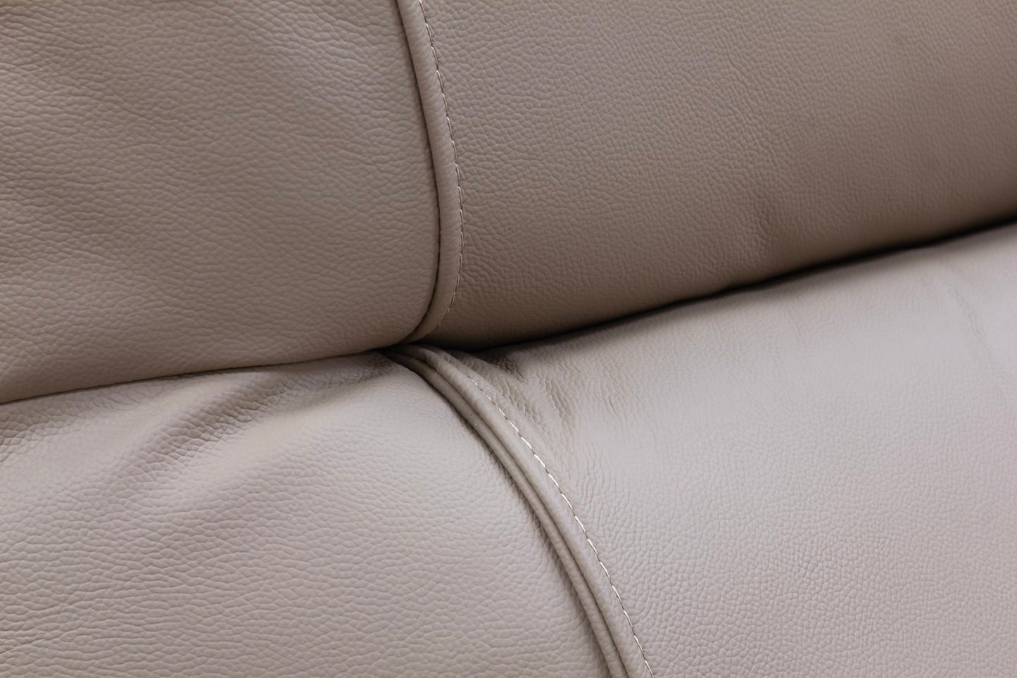 Pandora Half Leather Bisque Recliner Sofas