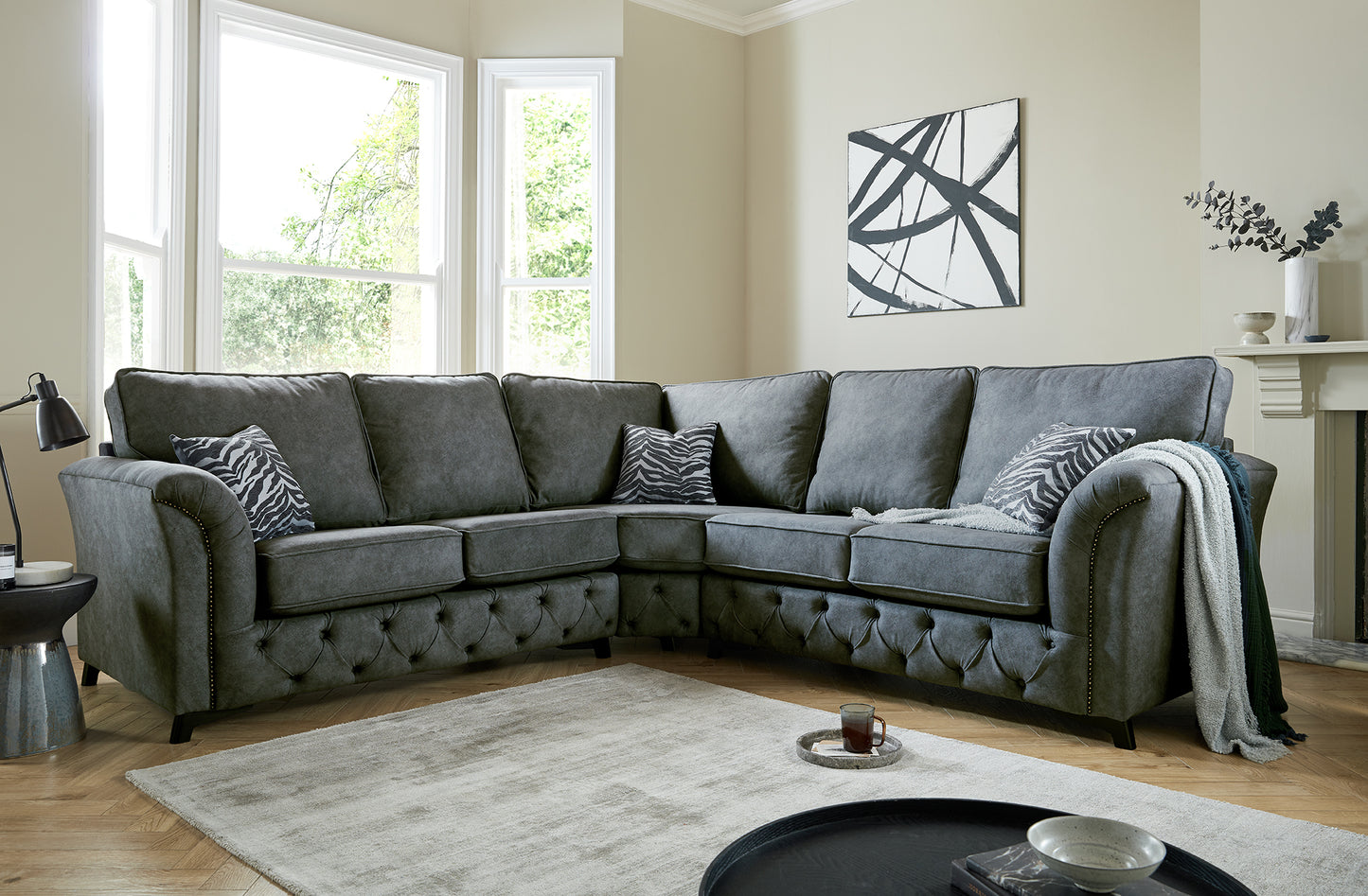 Phoenix Fabric 3+2 Sofas