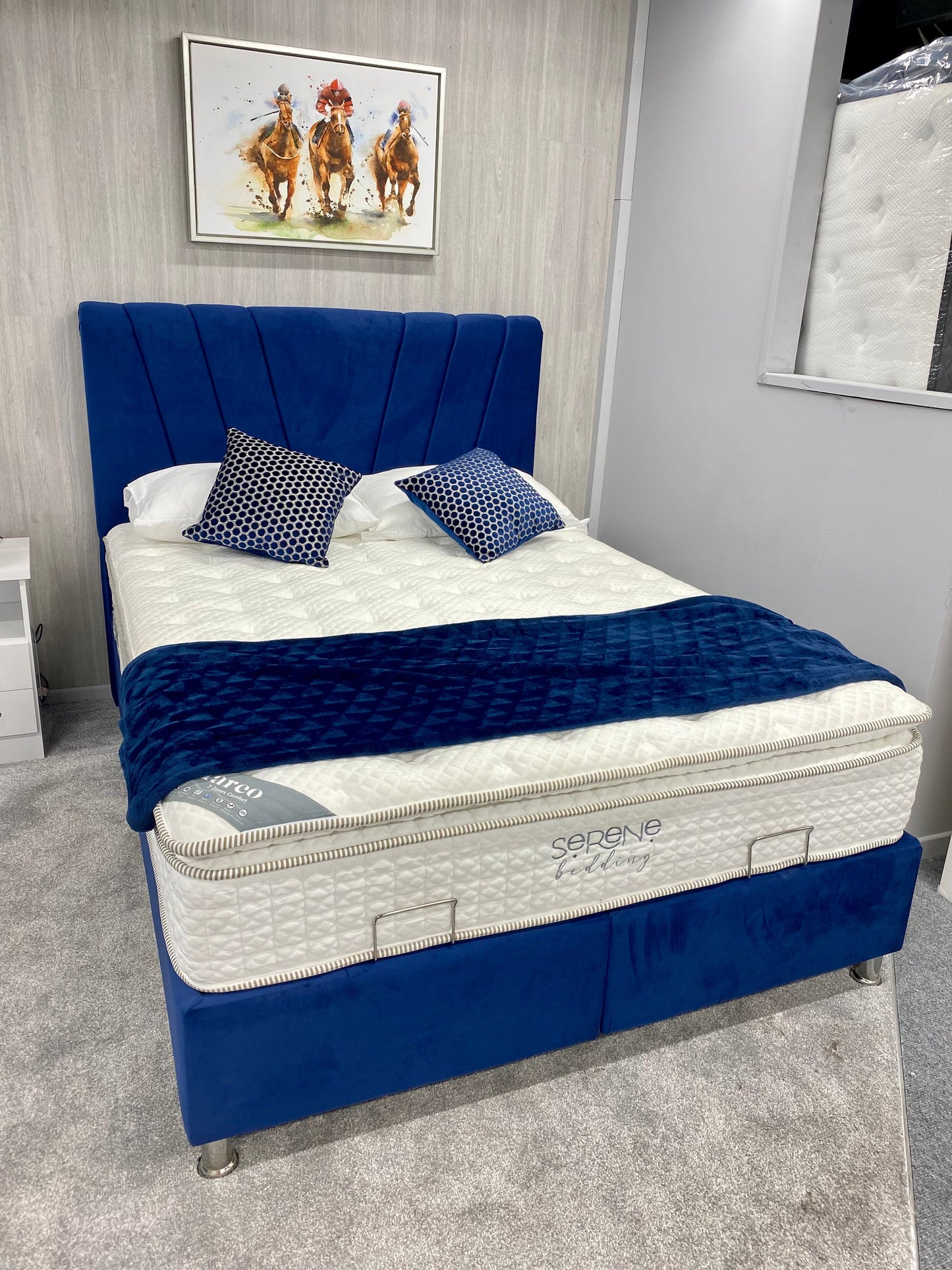 Kingsley Gas Lift Storage Beds - Dreamy Blue