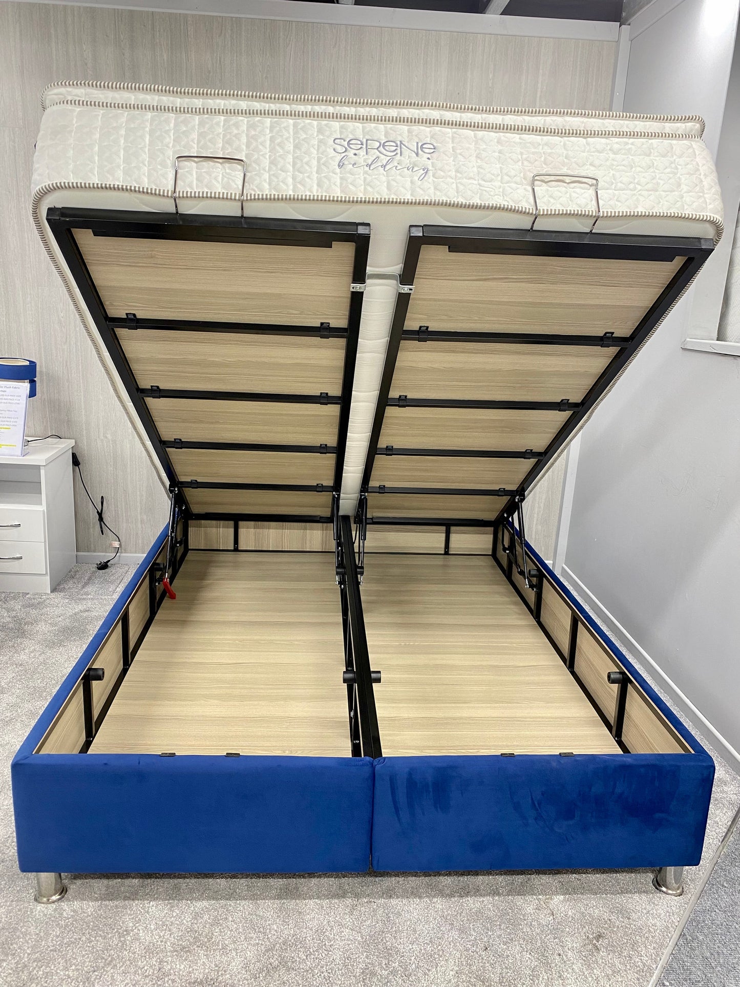 Kingsley Gas Lift Storage Beds - Dreamy Blue