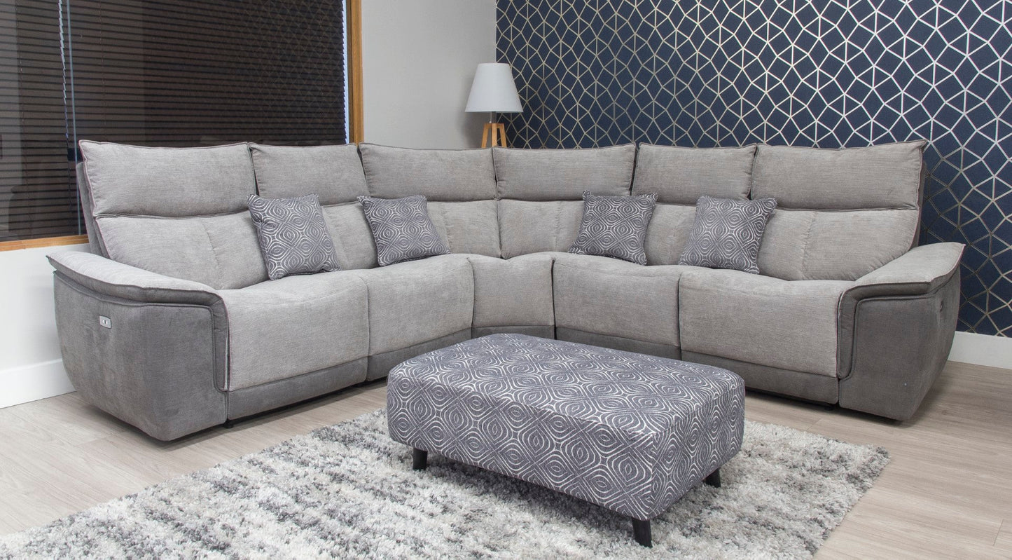 Poppy Footstool & Cushions Set