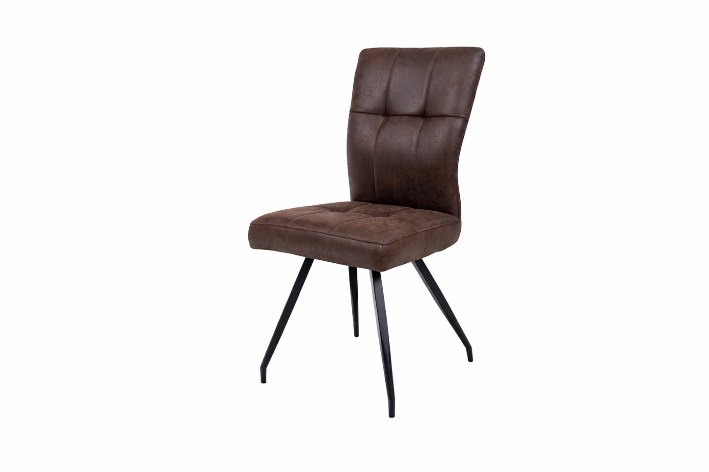 Elmstead 1.8m Medium Elm Veneer Table Set + Kensington Ebony Fabric Bench & 4x Dining Chairs