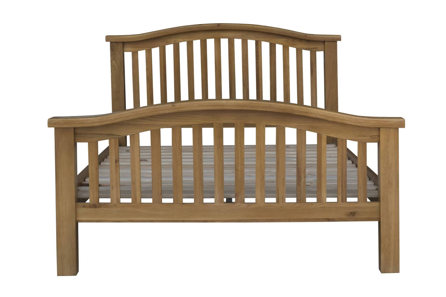Saoirse Natural Oak Bedframes - Curved