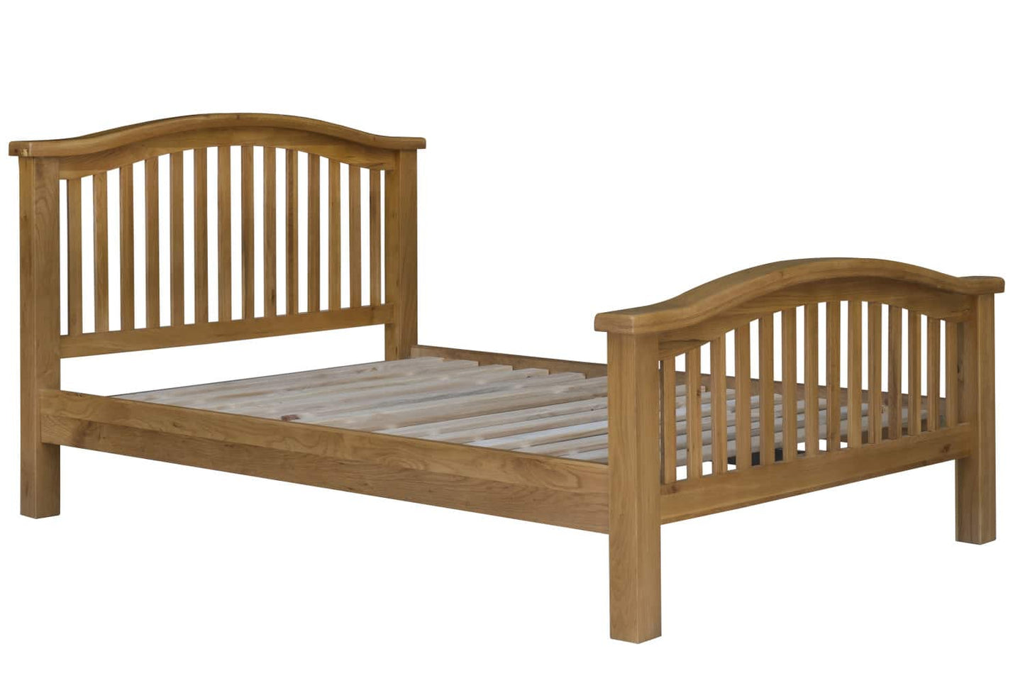 Saoirse Natural Oak Bedframes - Curved