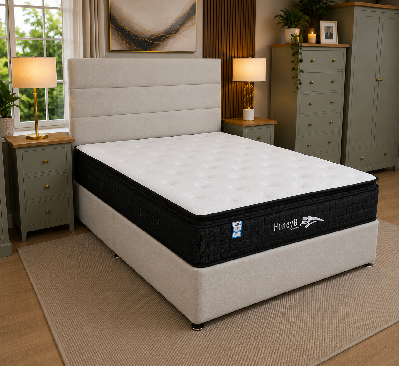 Sapphire 1000 Mattress Divan Bed Set