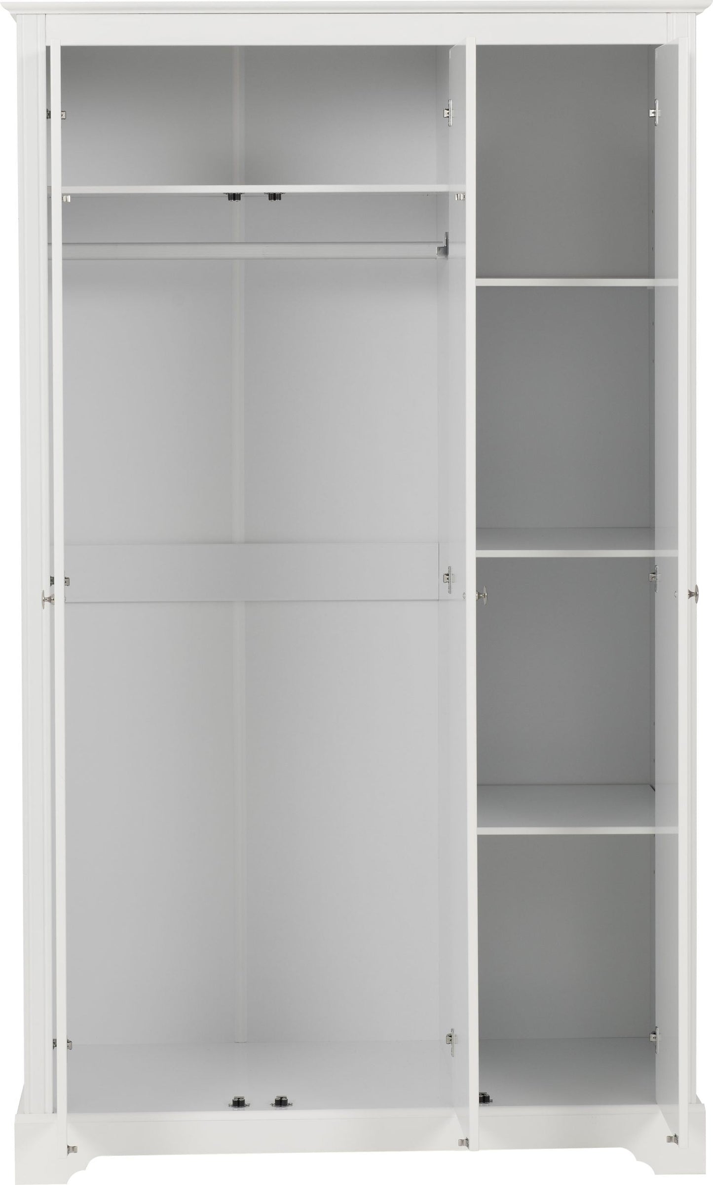Stratford 3 Door Wardrobe Set White