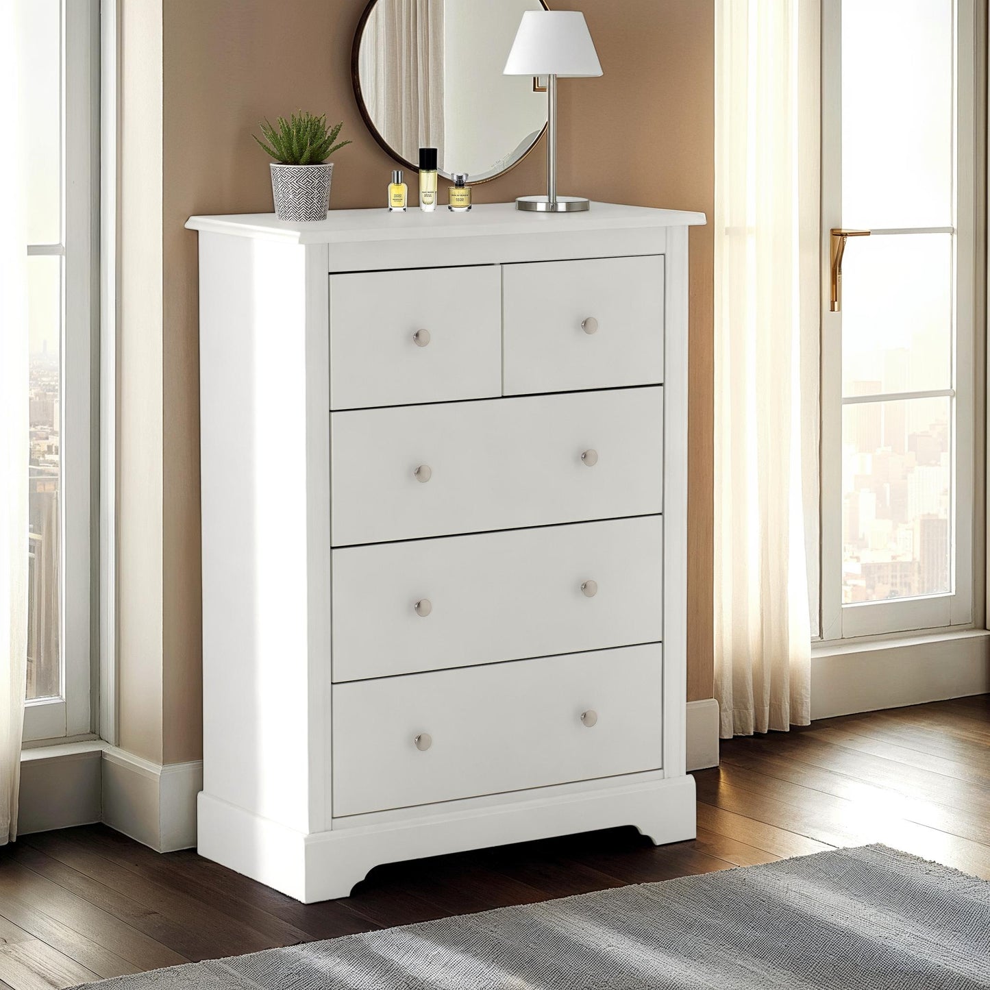 Stratford 2 Door Wardrobe Set White