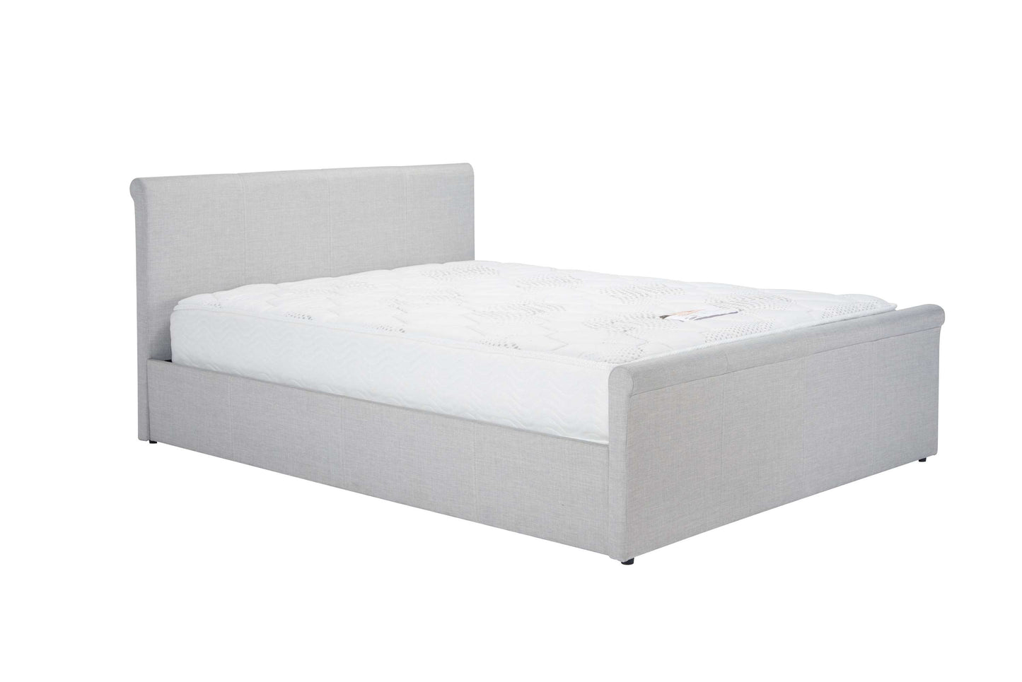 Stratus Grey Side Lift Ottoman Storage Bed