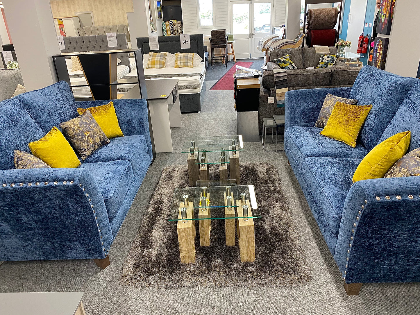 Naples Fabric 3+1+1 Sofas