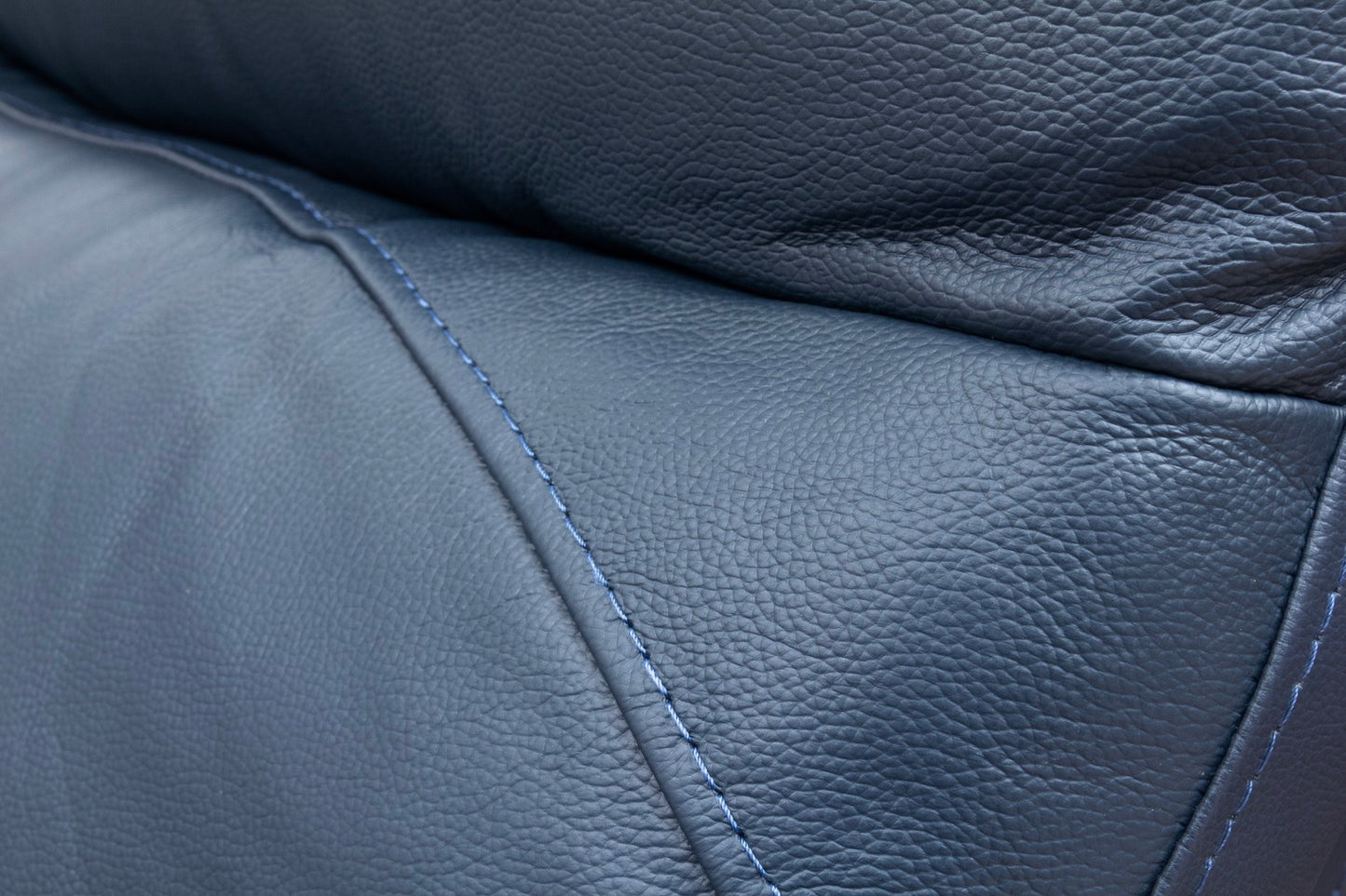 Torino Half Leather Navy Power Reclining Sofas