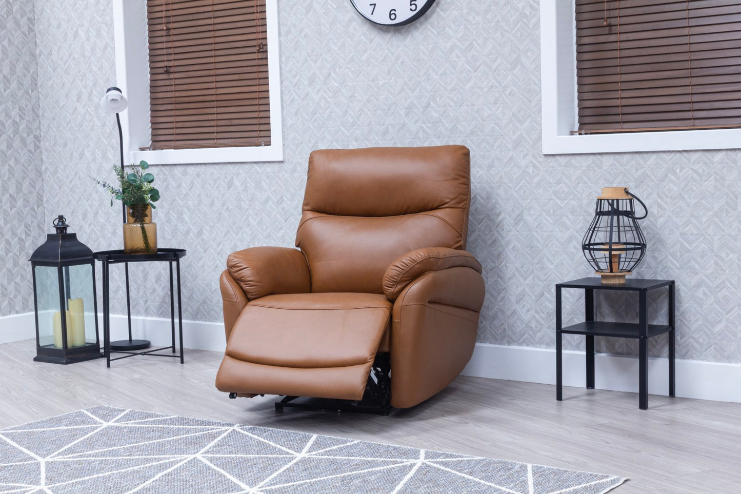Torino Half Leather Saddle Power Reclining Sofas