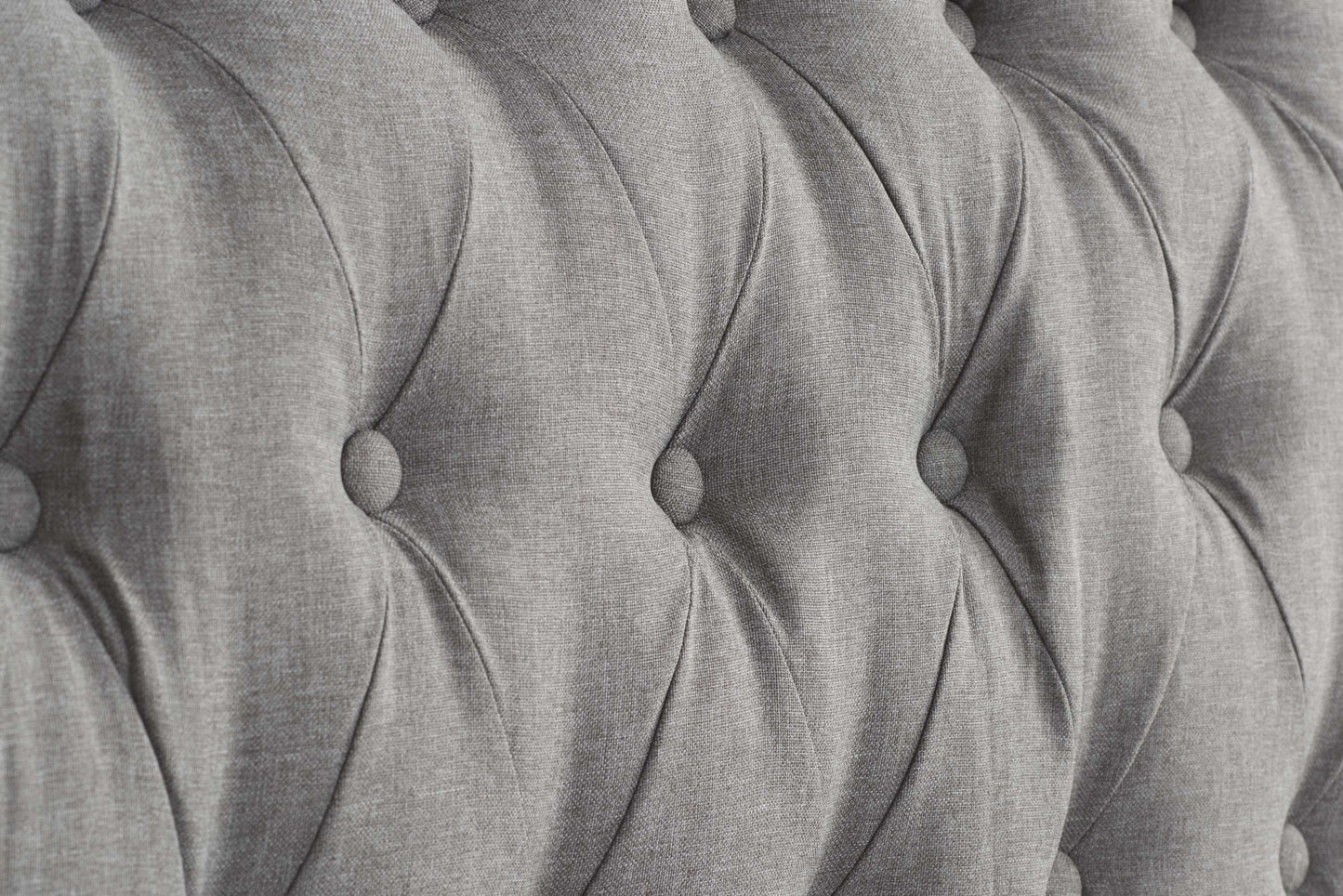 Valentino Grey Fabric Bed With Storage Drawers