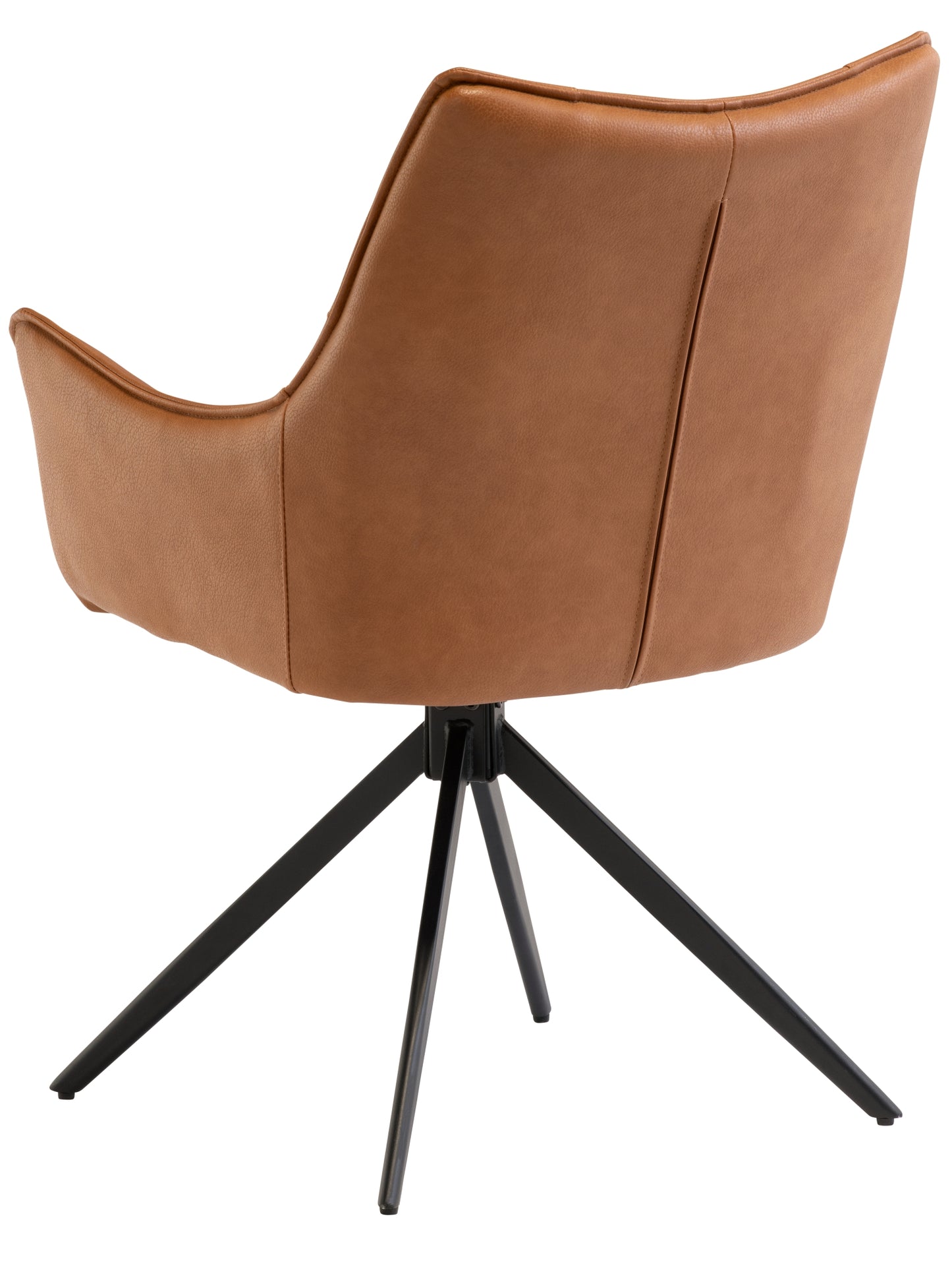Hunter Tan PU Faux Leather Dining Chair