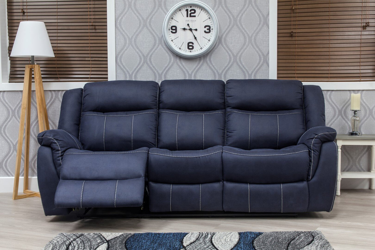 Dunmore Recliner Sofas - Denim Blue