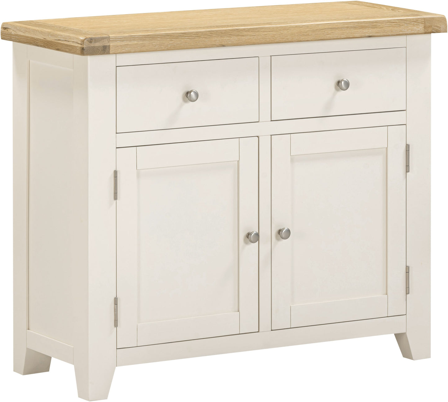 Windsor 2 Door 2 Drawer Sideboard Ivory Oak