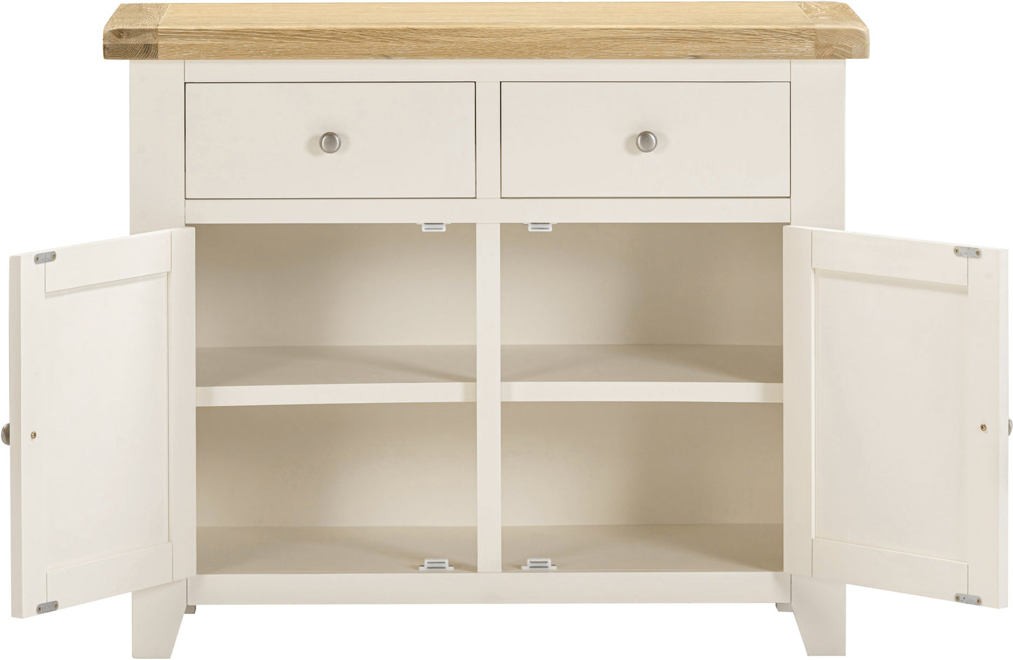 Windsor 2 Door 2 Drawer Sideboard Ivory Oak