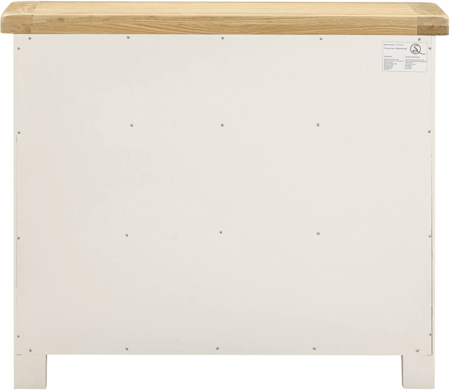 Windsor 2 Door 2 Drawer Sideboard Ivory Oak