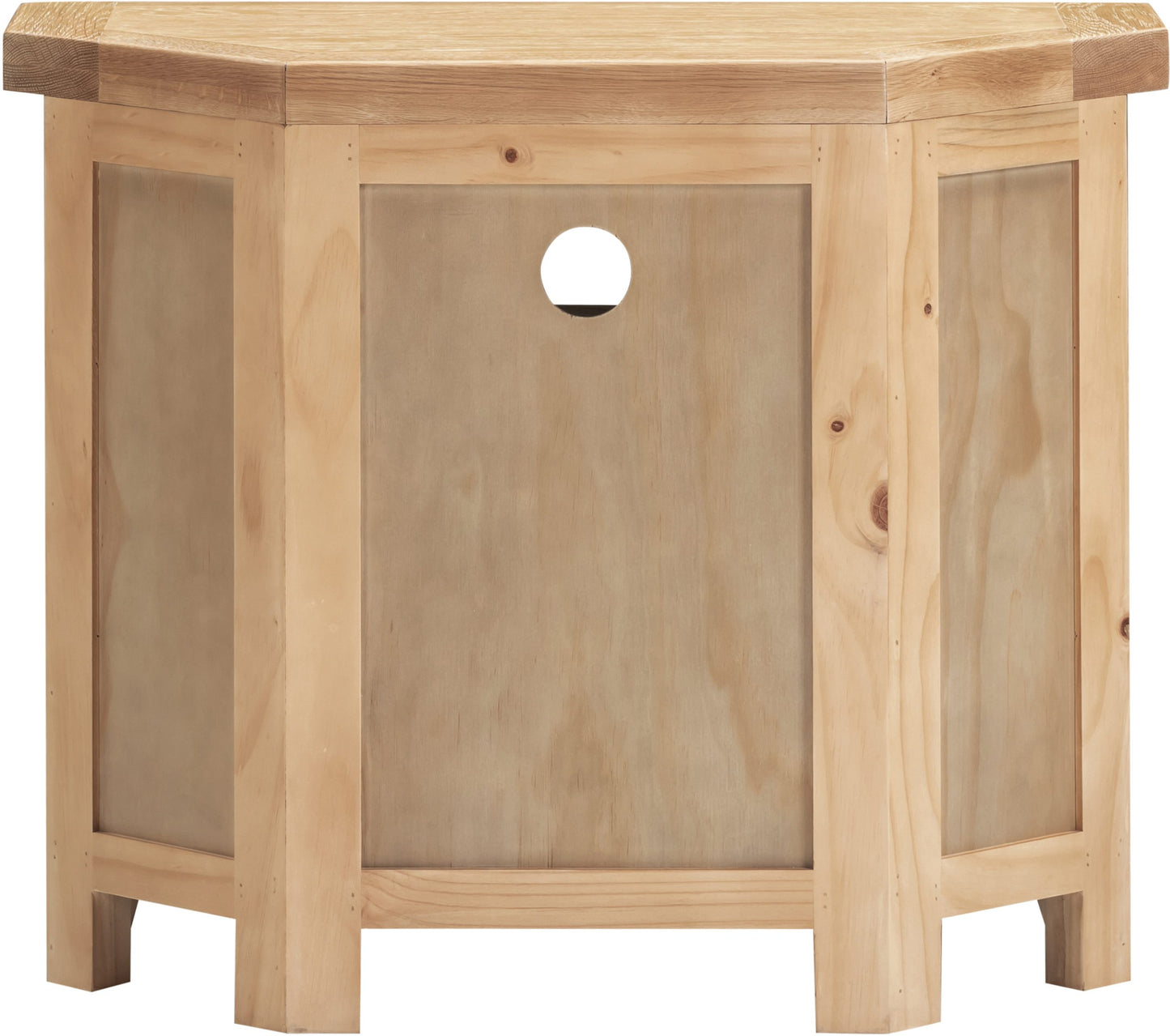 Windsor Corner TV Unit Natural Oak