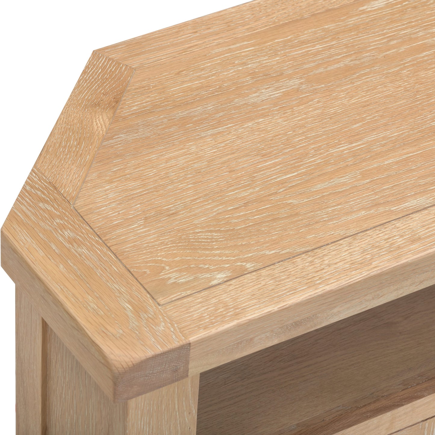 Windsor Corner TV Unit Natural Oak