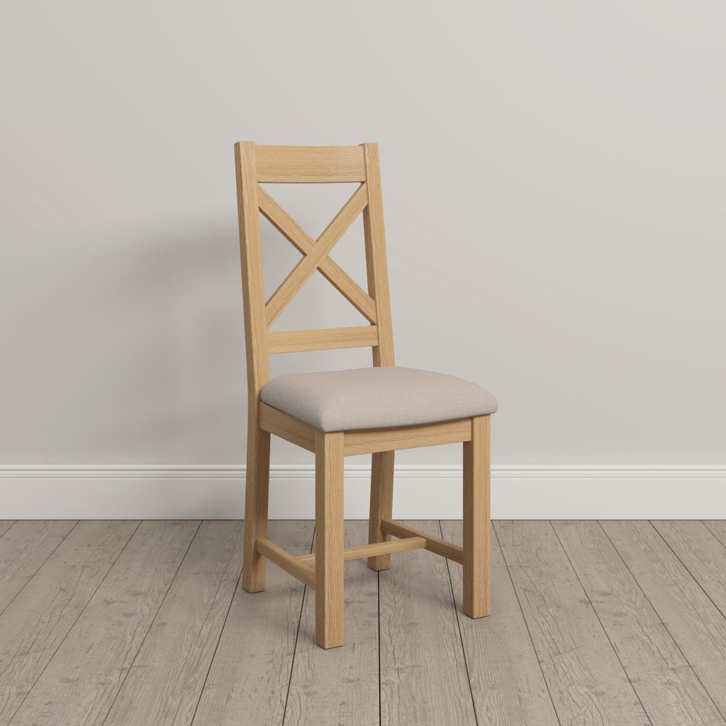 Windsor 1.2m (+30cm) Extending Oak Dining Table 4 Chair Set
