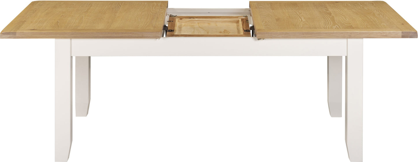 Windsor 1.8m (+50cm) Extending Oak Dining Table 6 Chair Set