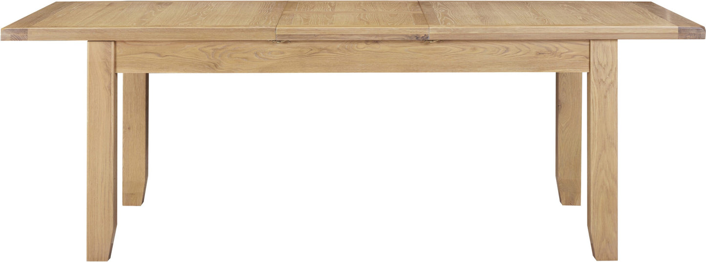 Windsor 1.8m (+50cm) Extending Oak Dining Table 6 Chair Set