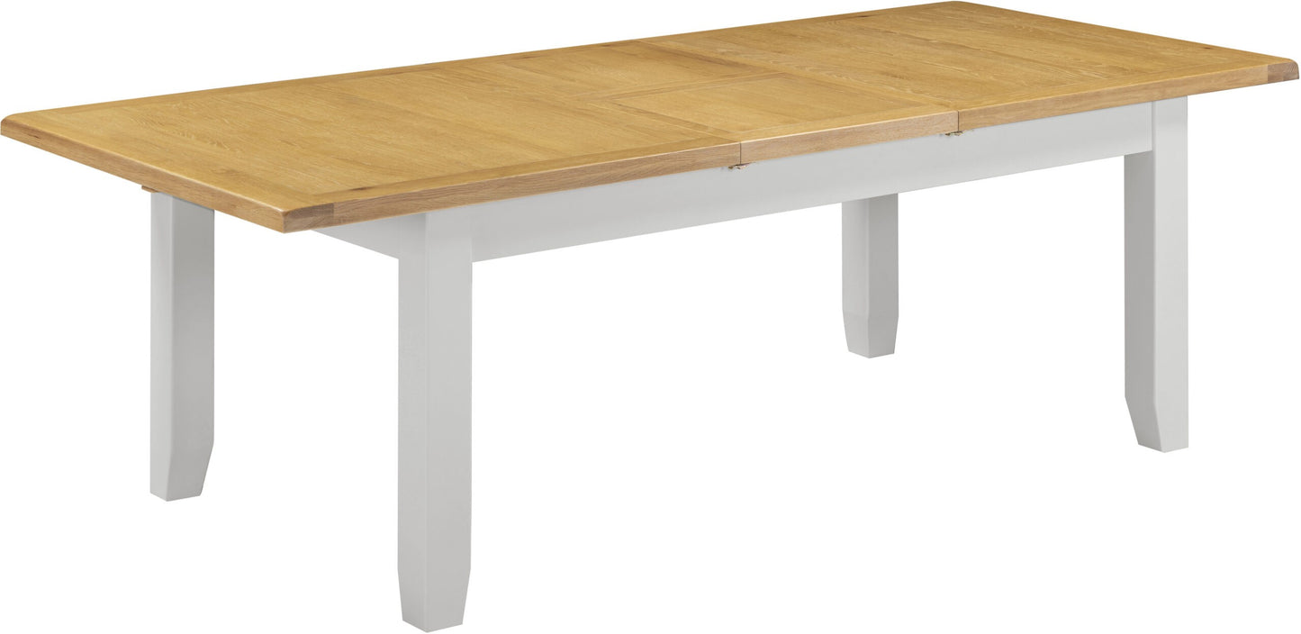 Windsor 1.8m (+50cm) Extending Oak Dining Table 6 Chair Set