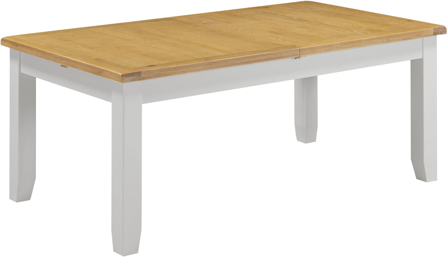 Windsor 1.8m (+50cm) Extending Oak Dining Table 6 Chair Set
