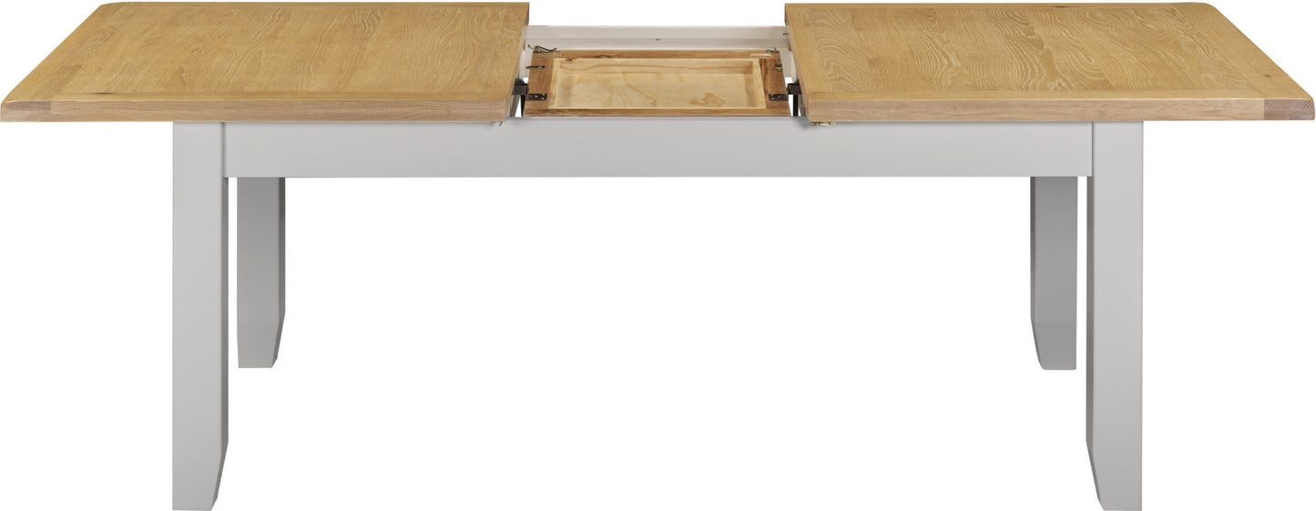 Windsor 1.8m (+50cm) Extending Oak Dining Table 6 Chair Set