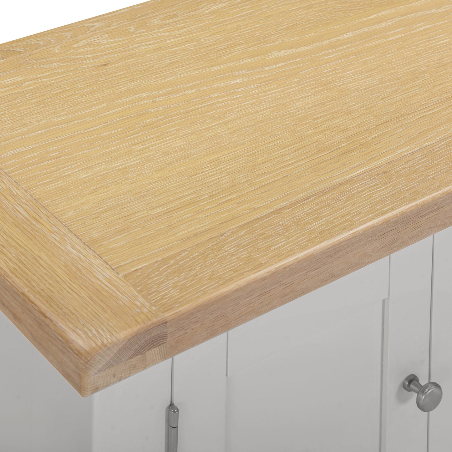 Windsor Straight TV Unit Pebble Grey/Oak