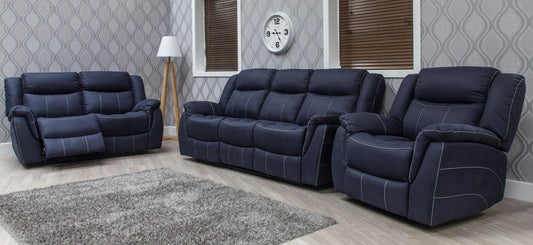 Dunmore Recliner Sofas - Denim Blue