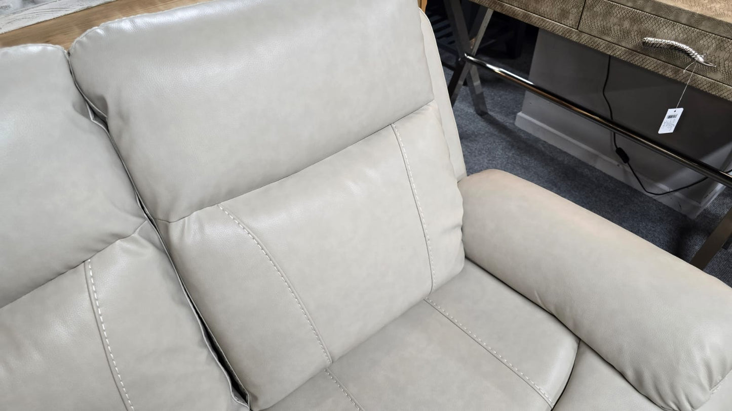 Cambridge Recliner Sofas - Light Beige Air Leather