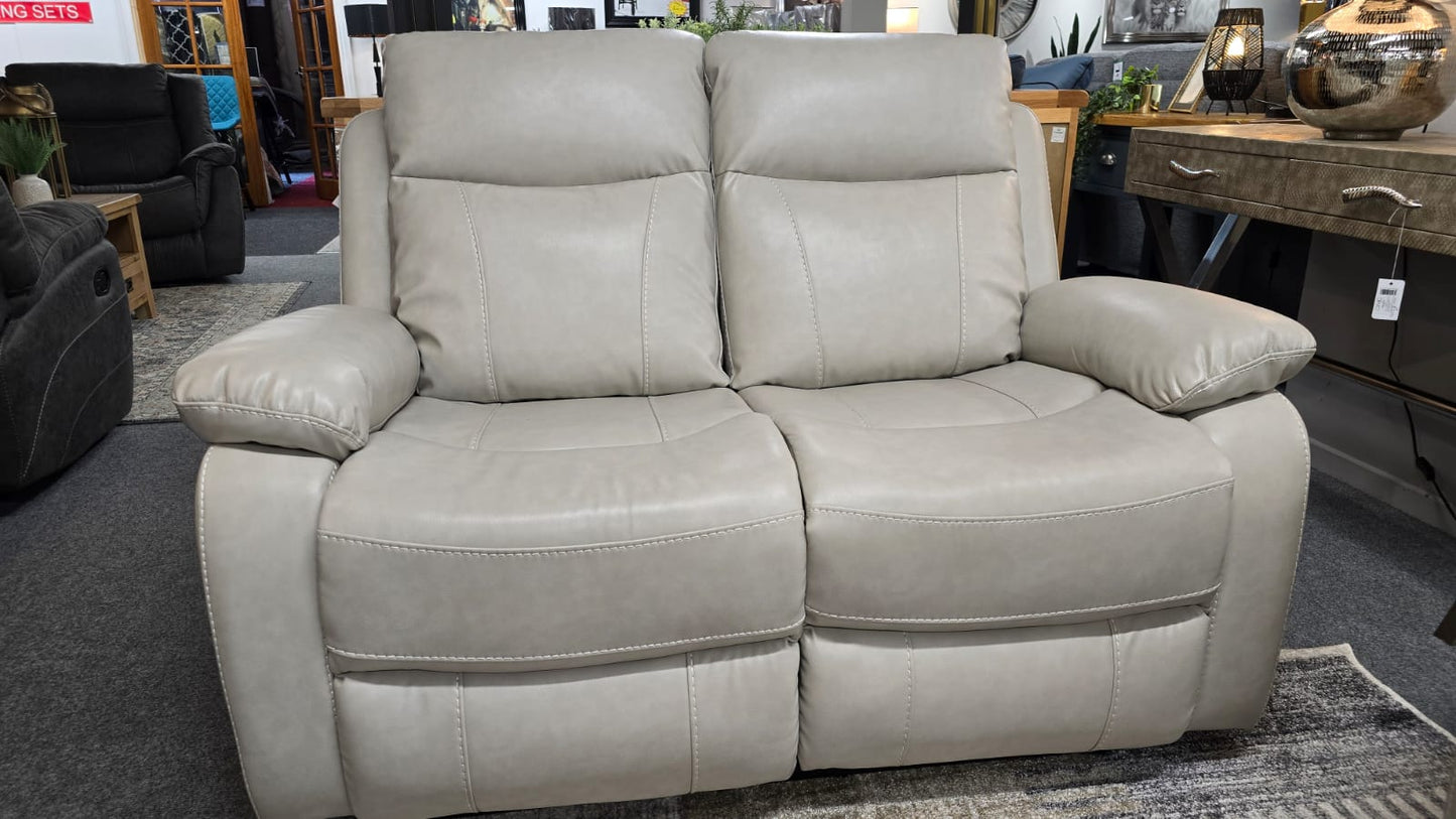 Cambridge Recliner Sofas - Light Beige Air Leather