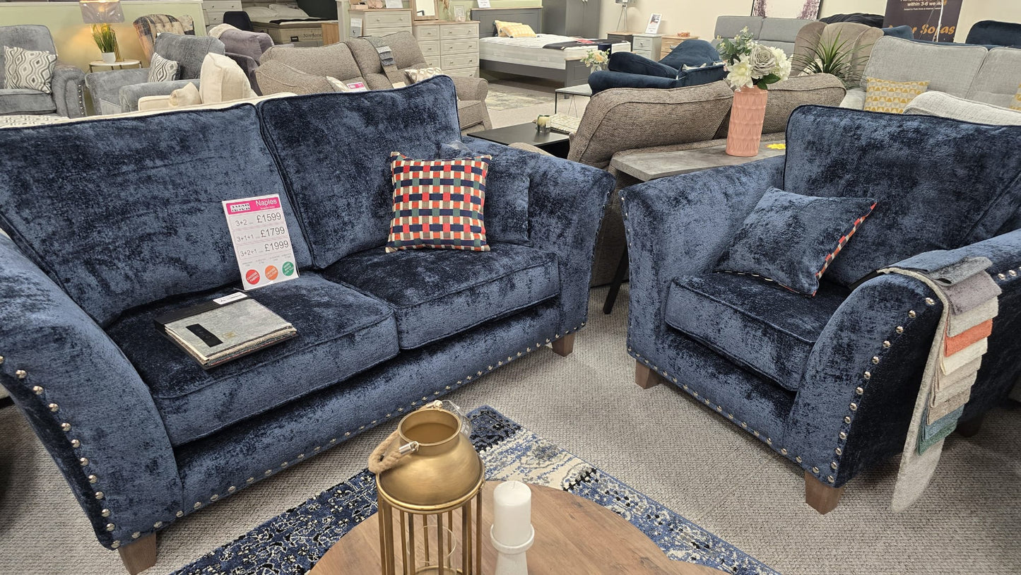 Naples Fabric 3+1+1 Sofas