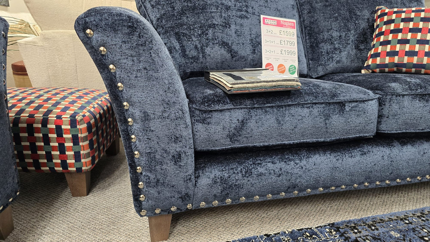 Naples Fabric 3+1+1 Sofas