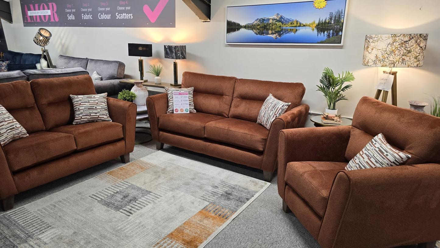 Cologne Fabric 3+2 Sofas