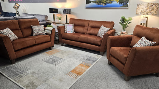 Cologne Fabric 4 Seater Sofa