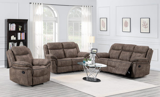 Kilkeen Recliner Sofas - Sandstone Fabric