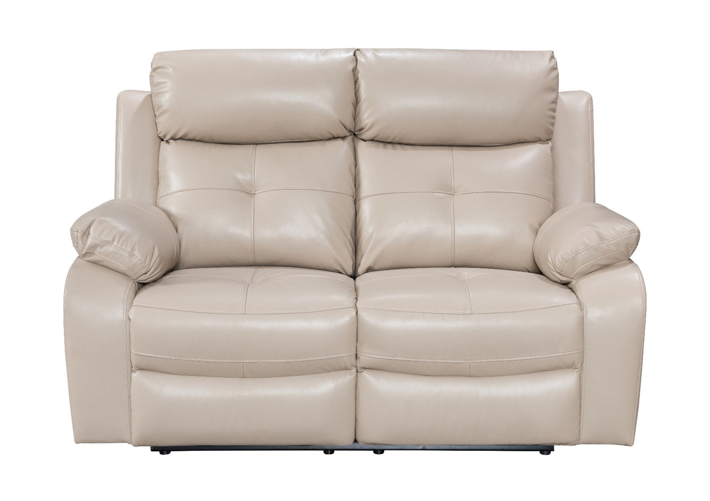 Lisbon Recliner Sofas - Beige Air Leather