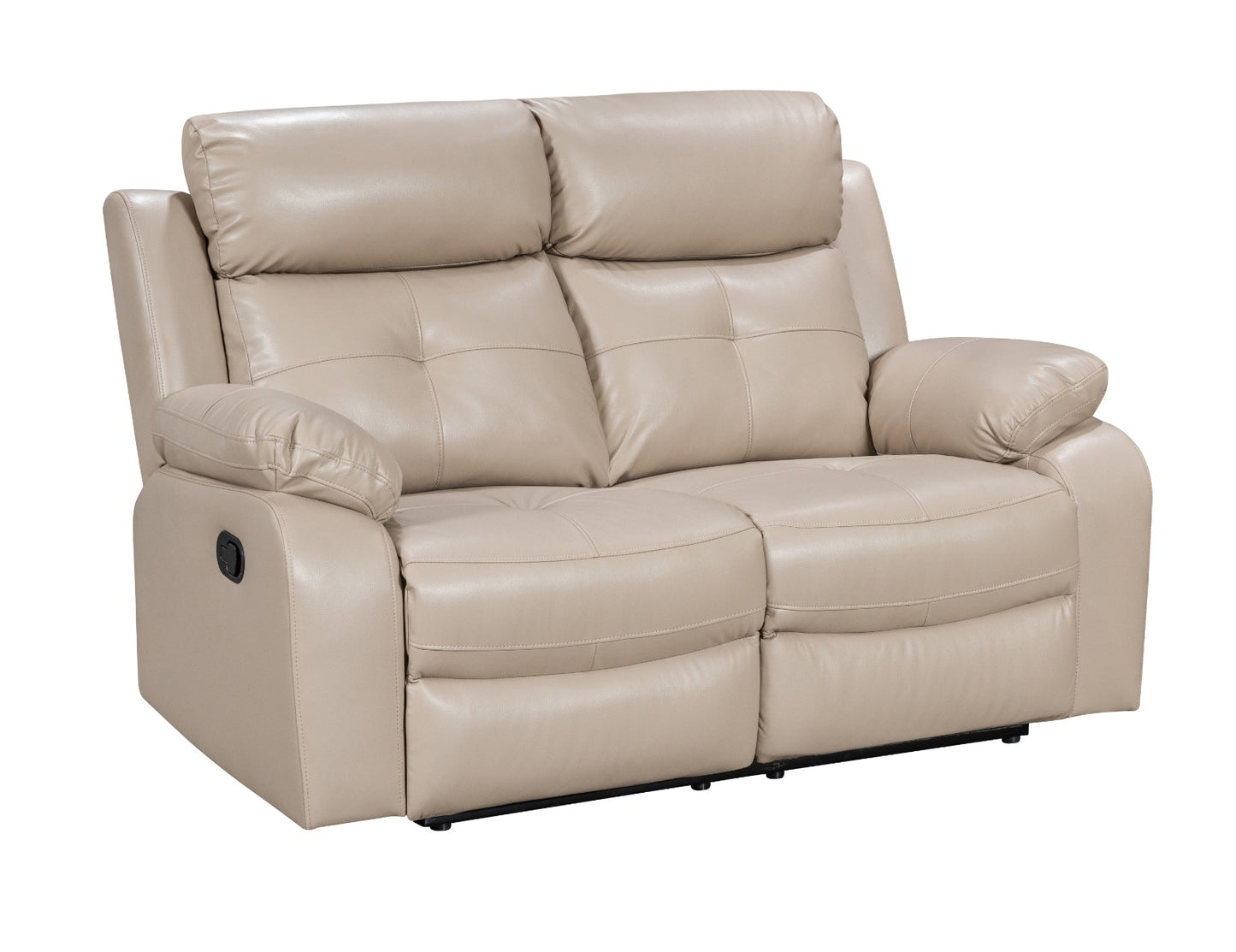 Lisbon Recliner Sofas - Beige Air Leather