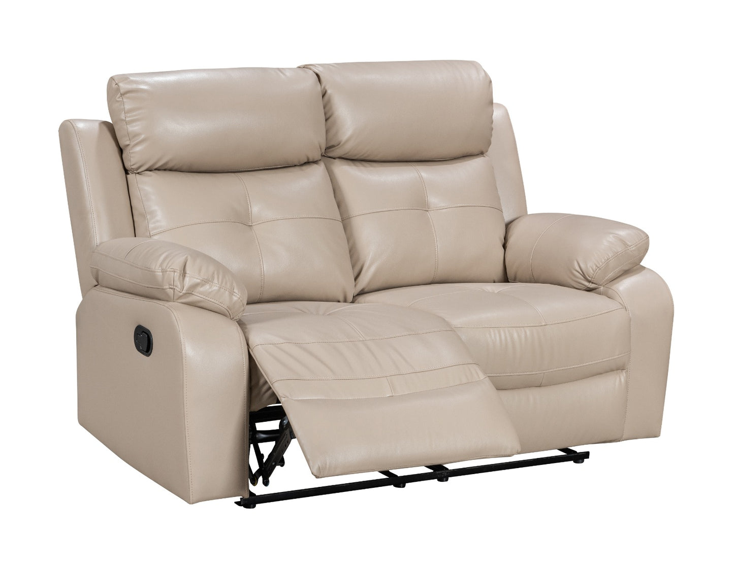 Lisbon Recliner Sofas - Beige Air Leather