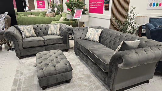 Winchester Fabric 3+2 Sofas