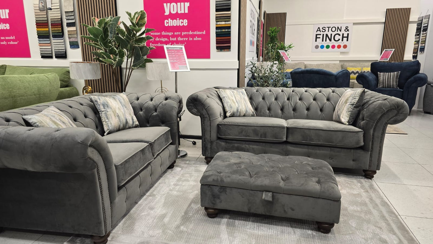 Winchester Fabric 3+1+1 Sofas