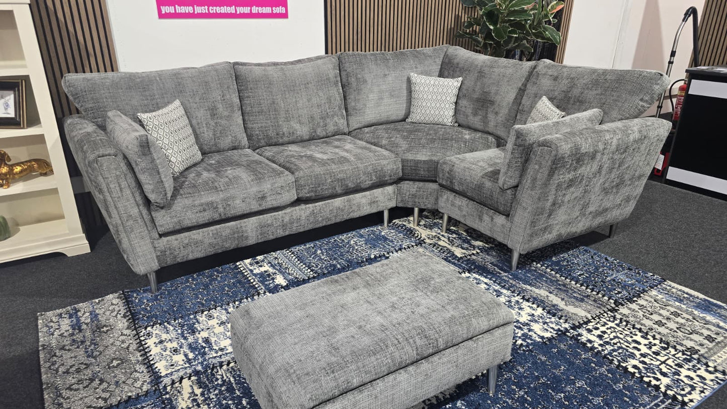 Cairo Fabric 3 Seater Sofa