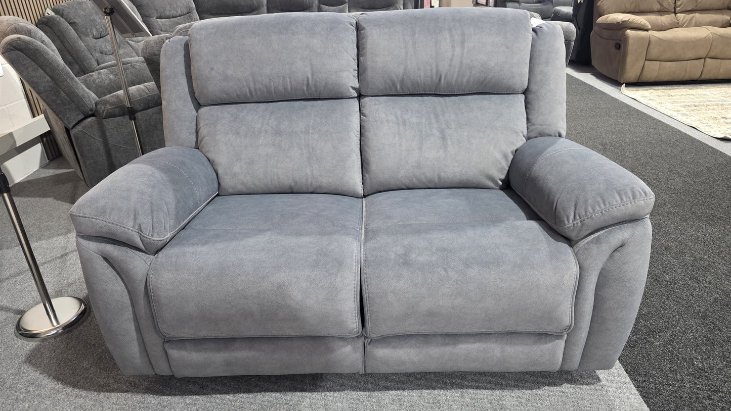Turner Recliner Sofas - Grey Fabric