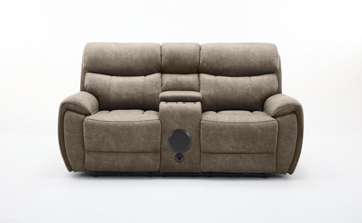 Seville Power Reclining Sofas - Taupe Fabric