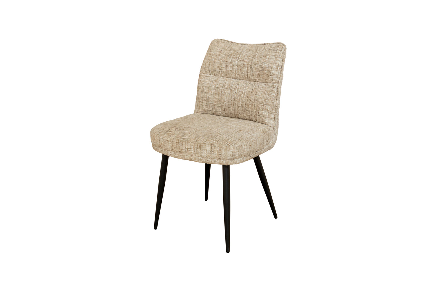 Henley Oatmeal Chenille Fabric Dining Chair